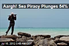 Argh! Sea Piracy Plunges 54%