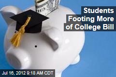 Students Footing More of College Bill