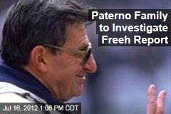 Paterno Family to Investigate Freeh Report
