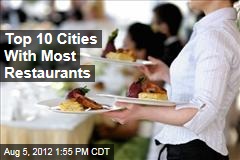 Top 10 Cities With Most Restaurants