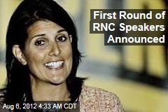 First Round of RNC Speakers Announced
