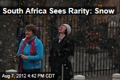 South Africa Sees Rarity: Snow