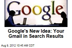 Google&#39;s New Idea: Your Gmail in Search Results