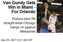 Van Gundy Gets Win in Miami - For Orlando