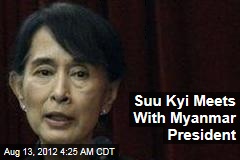 Suu Kyi Meets With Myanmar President