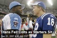 Titans Fell Colts as Starters Sit
