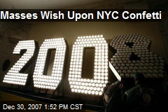 Masses Wish Upon NYC Confetti