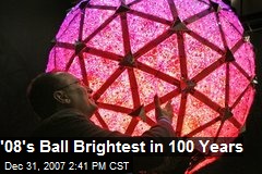 '08's Ball Brightest in 100 Years