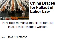 China Braces for Fallout of Labor Law