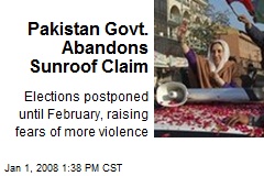Pakistan Govt. Abandons Sunroof Claim