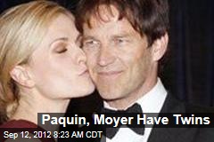 Paquin, Moyer Have Twins