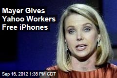 Marissa Mayer Gives Yahoo Workers Free Smartphones