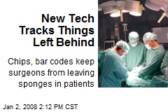 New Tech Tracks Things Left Behind