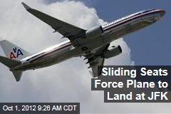Sliding Seats Force Plane to Land at JFK