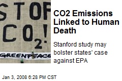 CO2 Emissions Linked to Human Death