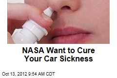 NASA Want to Cure Your Car Sickness