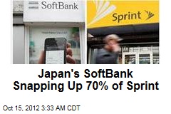 Japan&#39;s Softbank Snapping Up 70% of Sprint