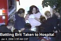 Battling Brit Taken to Hospital