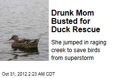 Drunk Mom Busted for Duck Rescue