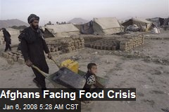 Afghans Facing Food Crisis