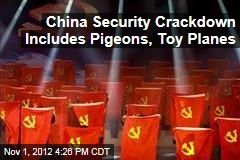 China Security Crackdown Includes Pigeons, Toy Planes