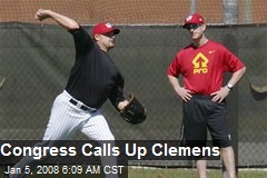 Congress Calls Up Clemens