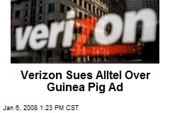 Verizon Sues Alltel Over Guinea Pig Ad
