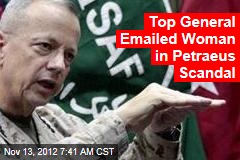 Top US Commander in Afghanistan Probed in Petraeus Scandal
