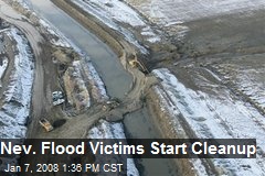 Nev. Flood Victims Start Cleanup