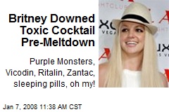 Britney Downed Toxic Cocktail Pre-Meltdown