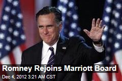 Romney Rejoins Marriott Board