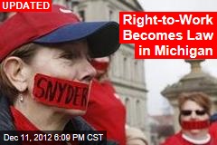 Michigan Poised for Right-to-Work Showdown
