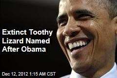 Toothy Extinct Lizard Named After Obama