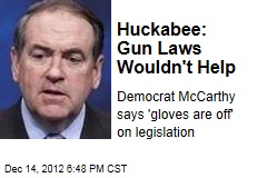 Huckabee: Gun Laws Wouldn&#39;t Help