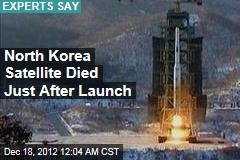 North Korea Satellite Now Space Junk
