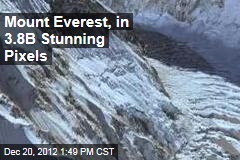 Mount Everest, in 3.8B Stunning Pixels