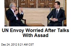 UN Envoy Worried After Talks With Assad