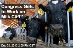 Congress Gets to Work on Milk Cliff