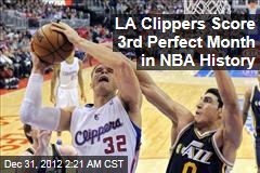 LA Clippers Score 3rd Perfect Month in NBA History