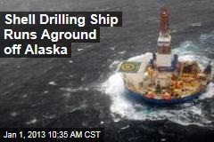 Shell Drilling Ship Runs Aground off Alaska
