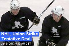 NHL, Union Strike Tentative Deal
