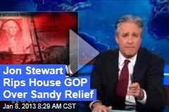 Jon Stewart Rips House GOP Over Sandy Relief