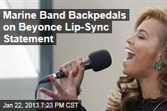 Marine Band Backpedals on Beyonce Lip-Sync Statement