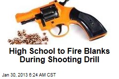 High School Shooting Blanks in &#39;Code Red&#39; Drill