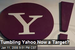 Tumbling Yahoo Now a Target?