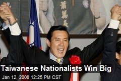 Taiwanese Nationalists Win Big