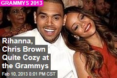 Rihanna, Chris Brown Quite Cozy at the Grammys
