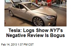 Tesla: Logs Show NYT &#39;s Negative Review Is Bogus