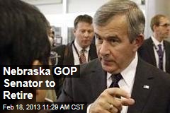 Nebraska GOP Senator to Retire
