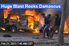 Huge Blast Rocks Damascus
